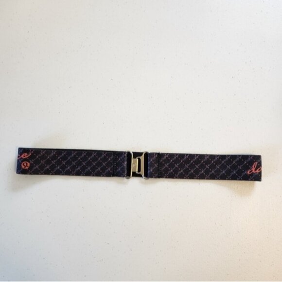Lululemon Travel Floss Dance Belt Black Pink Stretchy Activewear - Picture 5 of 6